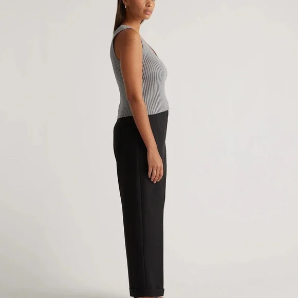 Quince Eco Knit Cropped Sweater Tank - Picture 5 of 15